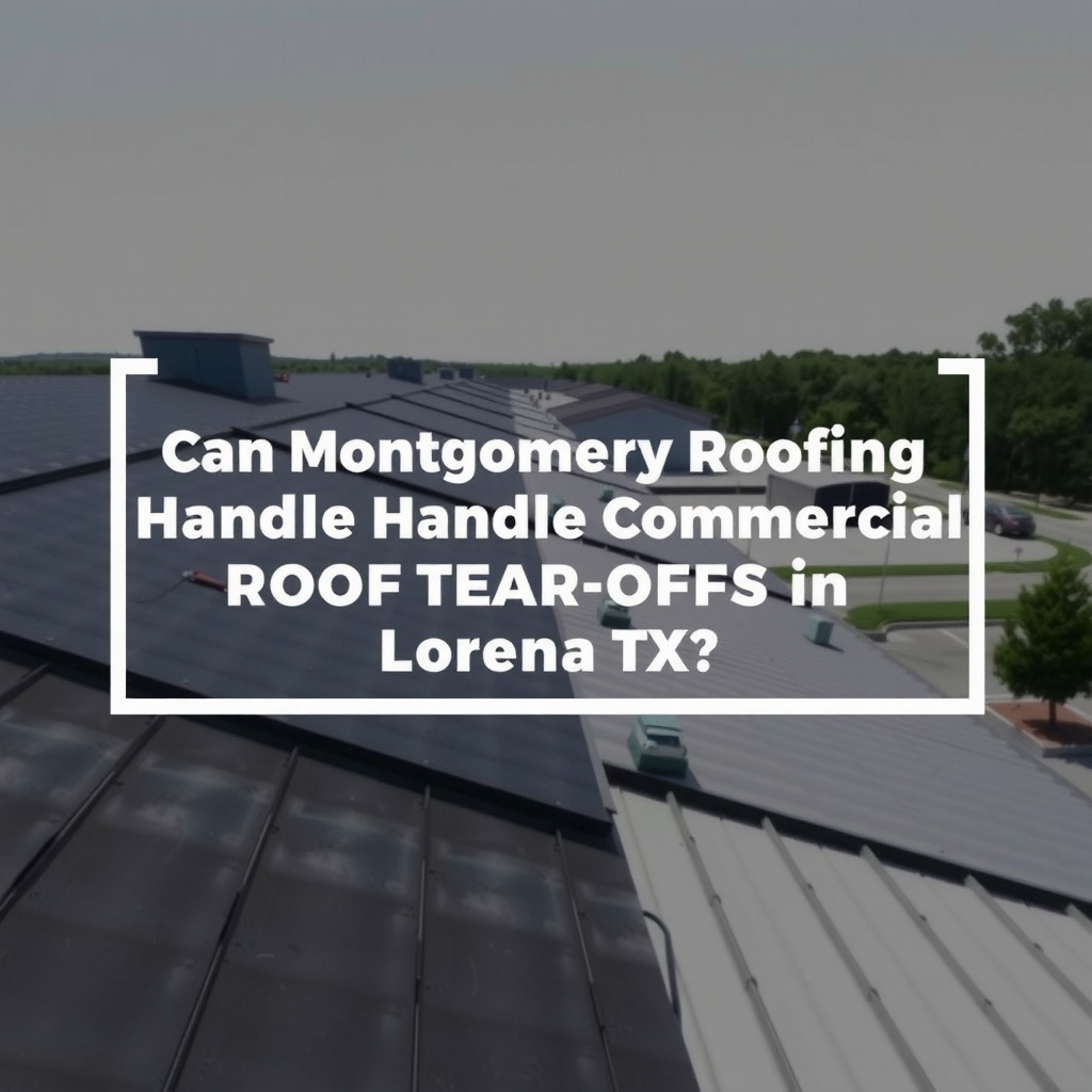 Can Montgomery Roofing Handle Commercial Roof Tear-Offs in Lorena TX? - image 1