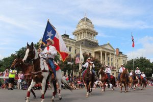 Independence Day parade in downtown Belton, Central Texas